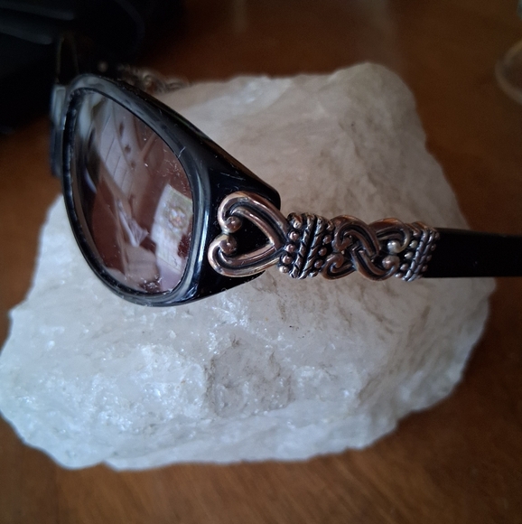 Brighton Black Sunglasses with Silver Detailing - Picture 1 of 11